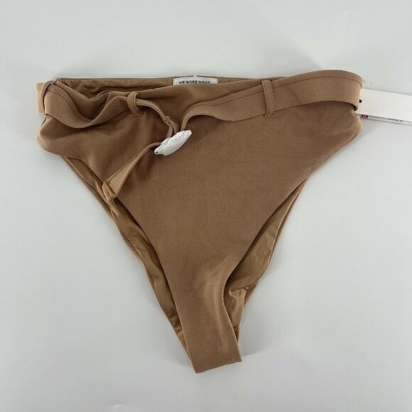 We Wore What Emily Belted Waist Bikini Bottom, Size XS - Picture 2 of 3